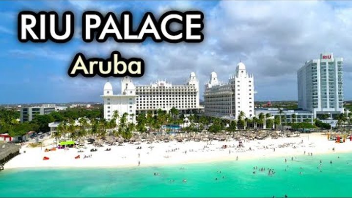 Riu Palace & Antillas from lobby to the beach (Aruba, 2023)