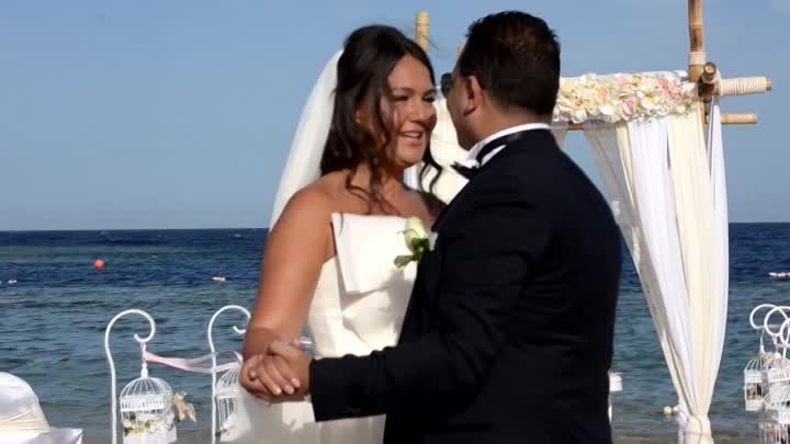 Wedding ceremony on the beach in Hurghada