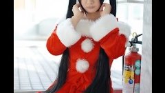 Christmas K-On! Cosplay - Nakano Azusa By Maika