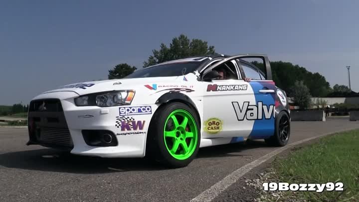 550hp RWD Mitsubishi Lancer Evo X Proto Great Drifting & Sound