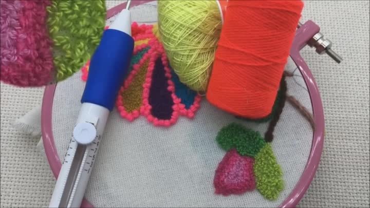обзор набора для ковровой вышивки
