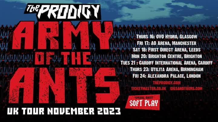 The Prodigy - Army Of The Ants UK Tour November 2023