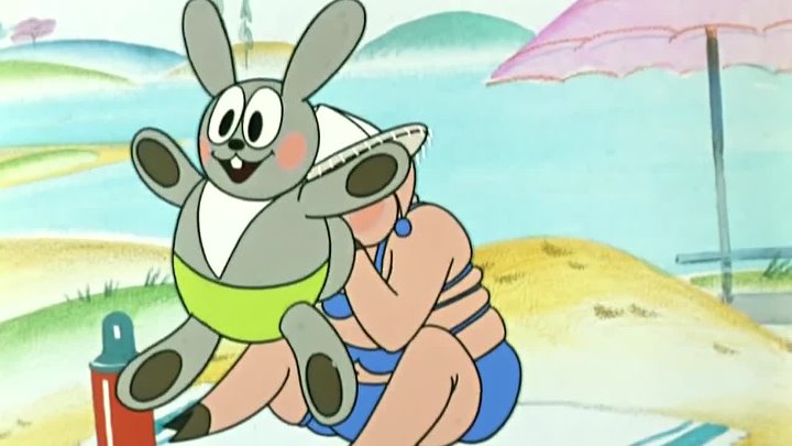 Свинья из ну погоди на пляже фото Свинья из ну погоди на пляже фото