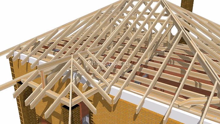 Каркас вальмовой крыши фото Каркас вальмовой крыши фото