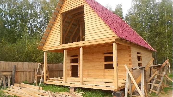 2015- наши работы. Строительсво деревянных домов, дачных домиков и б ...