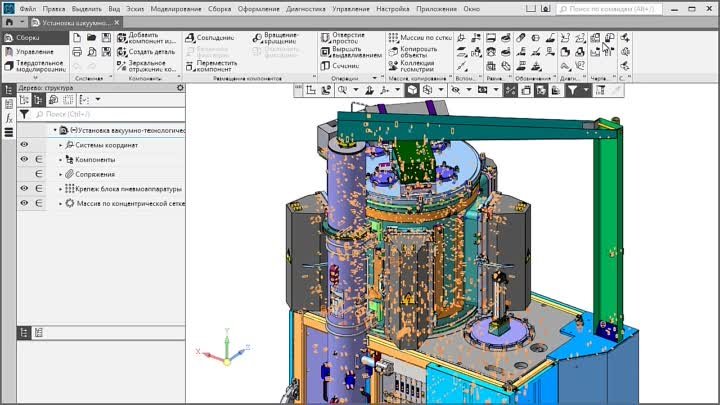 КОМПАС-3D отображение резьбы в модели