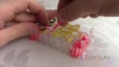 Браслет Rainbow Loom Bands “Переплетение звезд“. Урок 10