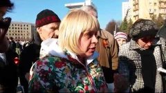 22 03 13 Ольга жжет на ОРТ!  Митинг Защитников Харькова