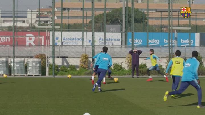 Back to training to prepare the match against Athletic