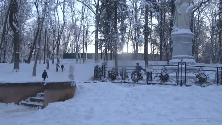 Зима 2019 в парке Советска