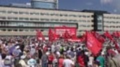 Митинг против пенсионной реформы в Екатеринбурге 2018 28 07