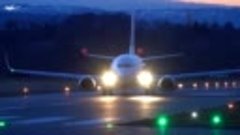 Boeing 737-300 G-SWRD Take-Off at Bern