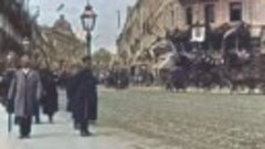 Редкие кадры кинохроники Москва Тверская улица 1896 год