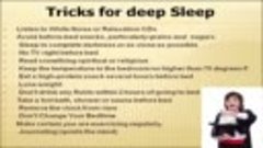 How to Get Deep Sleep for Health