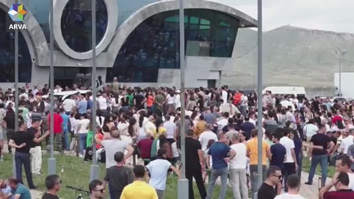 митинг в Нагорном Карабахе в прямом эфире