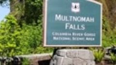 Multnomah falls. Columbia River Gеorge National scenic area....