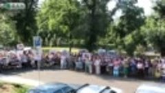 Митинг жителей Донецка против бездействия ОБСЕ