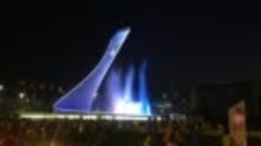Поющий фонтан в Олимпийском парке Адлера