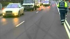 ДТП в Могилёве-Honda crv упала с моста.