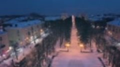 Ёлка и ледовый городок на площади Орджоникидзе