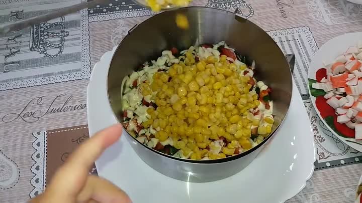 Самый Вкусный Салат с Крабовыми Палочками КОРРИДА . Обалденный Салат ...