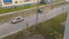 GTA-разборка на улицах сахалинского Долинска. 2 группы неизв...