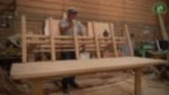 Изготовление деревянного стола из массива лиственницы ч. 5