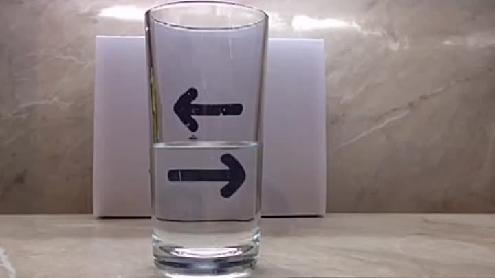 илюзия со стаканом...