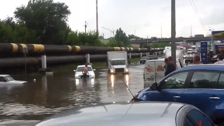 Саратов.Потоп. 20 июня 2013