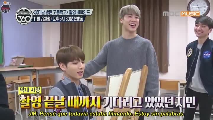 [Sub Español] 161105 Making film for Flower Boys Bangtan High School