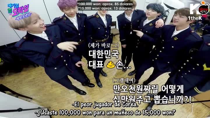 [Sub Español] 170303 IDOL ARCADE - BTS What if BTS Members Go to the Arcade - Spring Day