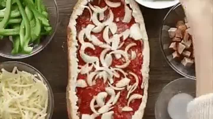 пицца в батоне