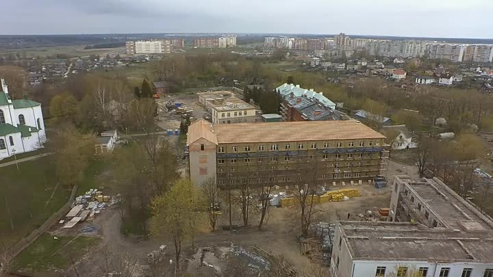Полоцк  Верхний замок, строительство кадетского корпуса