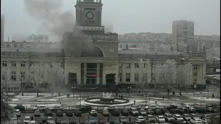 Теракт в Волгограде ЖД Вокзал 29.12.2013 The attack terrorism in Volgograd.mp4
