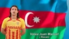 Azərbaycan himni TPL futbolçularının ifasında