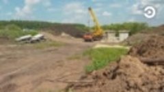 В Башмаковском районе на реке Грязнуха ремонтируют плотину