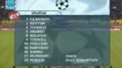 Спартак (М) 3-1 Спортинг _⁄ 27.09.2000 _⁄ FC Spartak Moscow ...