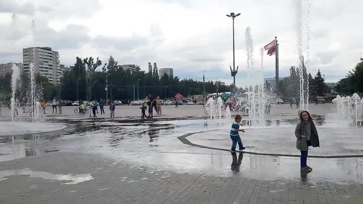 Пермь. Театральный фонтан 07.07.2019