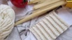 Фантазийная лапша на спицах.🧶❤️