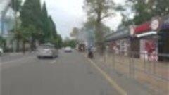 Как горел автобус у Ривьеры, появилось видео с регистратора 