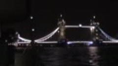 Лондон . Тауэрский мост вечером .