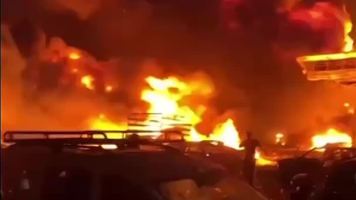 Пожар Махачкала Дагестан 