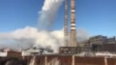 ТЭЦ-2 Темиртау 22.12.2018.Дым ушел в самоволку..