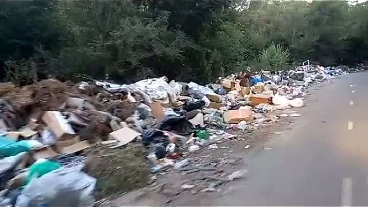 Кущёвский район весь в мусоре. Экологическая катастрафа.