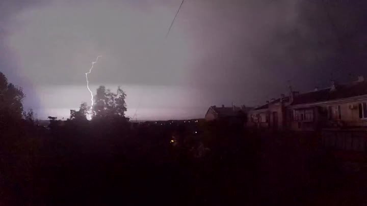 Севастополь гроза 12.08.2015 TimeLapse Sevastopol Lightning