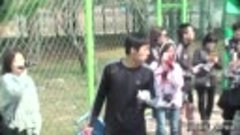 130413 Kim Hyun Joong 김현중 - 김밥 맛있니 @ Soccer with FC Avengers