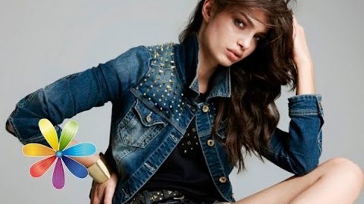 Девушка в джинсовой куртке фото Девушка в джинсовой куртке фото