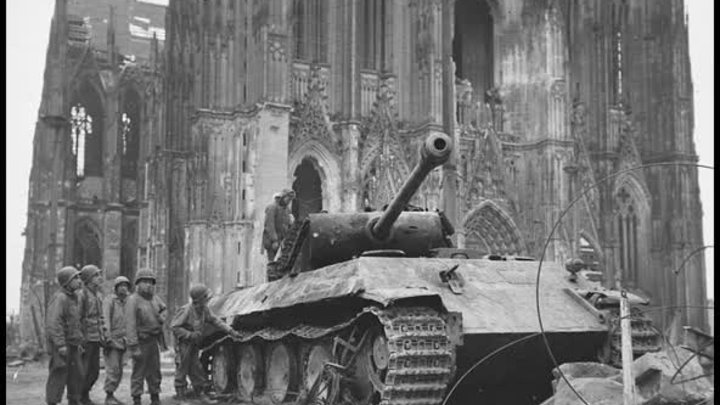 Последний бой Кёльнской Пантеры реальные кадры уничтожения танка
