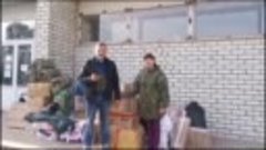 Передача гуманитарной помощи госпиталю в Луганске