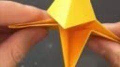 Ворона в технике оригами